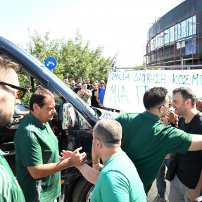 Παίκτες του παναθηναϊκου στον αθλητικό δικαστή