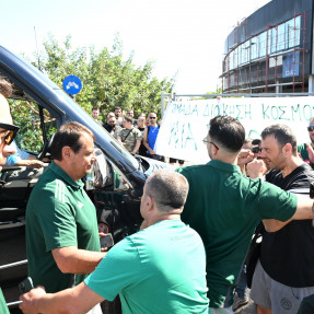 Παίκτες του παναθηναϊκου στον αθλητικό δικαστή