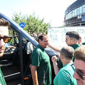 Παίκτες του παναθηναϊκου στον αθλητικό δικαστή