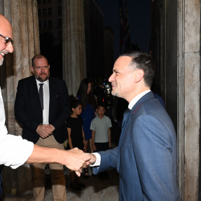 Επίσκεψη τον προπονητών στο δημαρχείο
