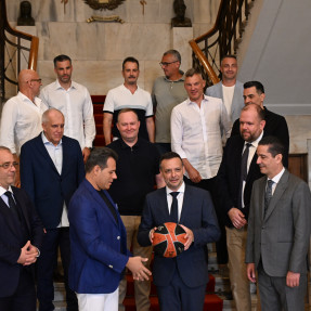 Επίσκεψη τον προπονητών στο δημαρχείο