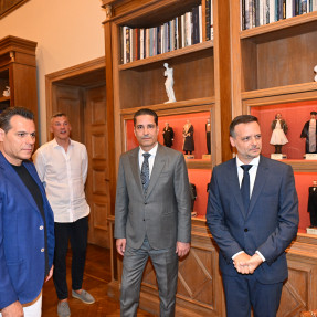 Επίσκεψη τον προπονητών στο δημαρχείο