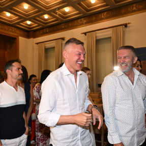 Επίσκεψη τον προπονητών στο δημαρχείο