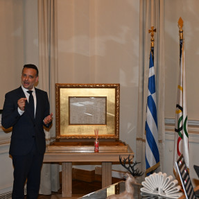 Επίσκεψη τον προπονητών στο δημαρχείο