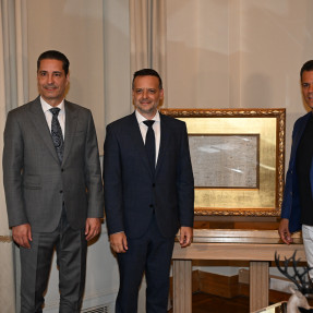 Επίσκεψη τον προπονητών στο δημαρχείο